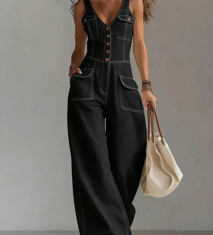 Sofia | Combinaison en Denim Rilassato