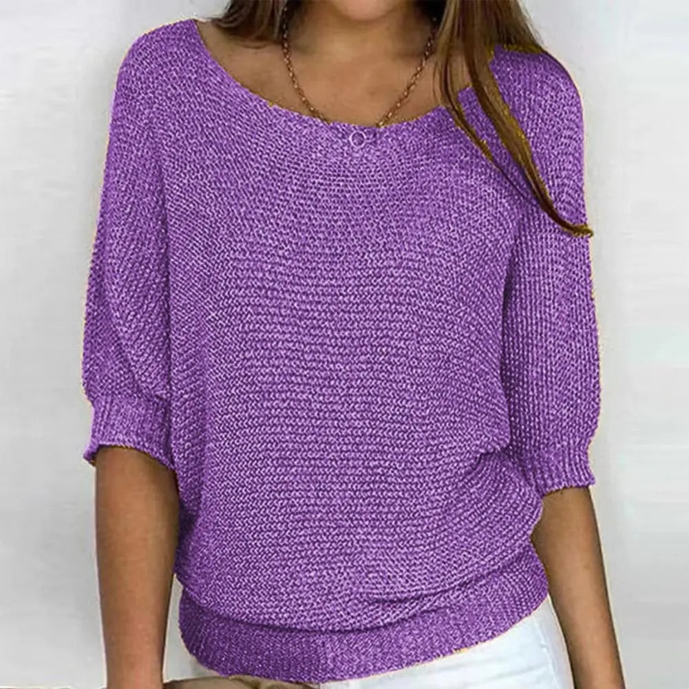 Aveline | Pull en maille à manches pour femmes