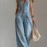 Sofia | Combinaison en Denim Rilassato