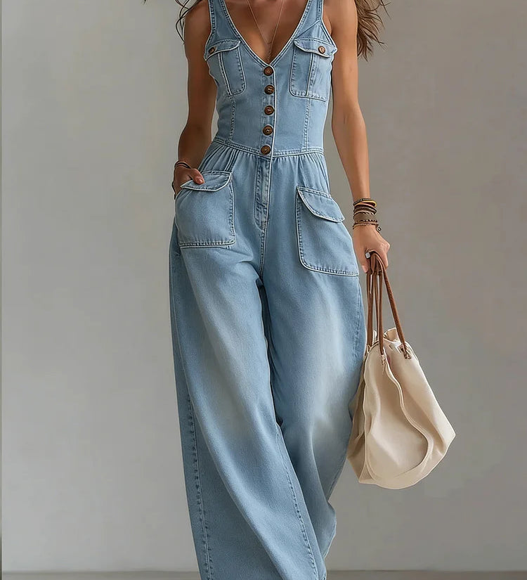 Sofia | Combinaison en Denim Rilassato