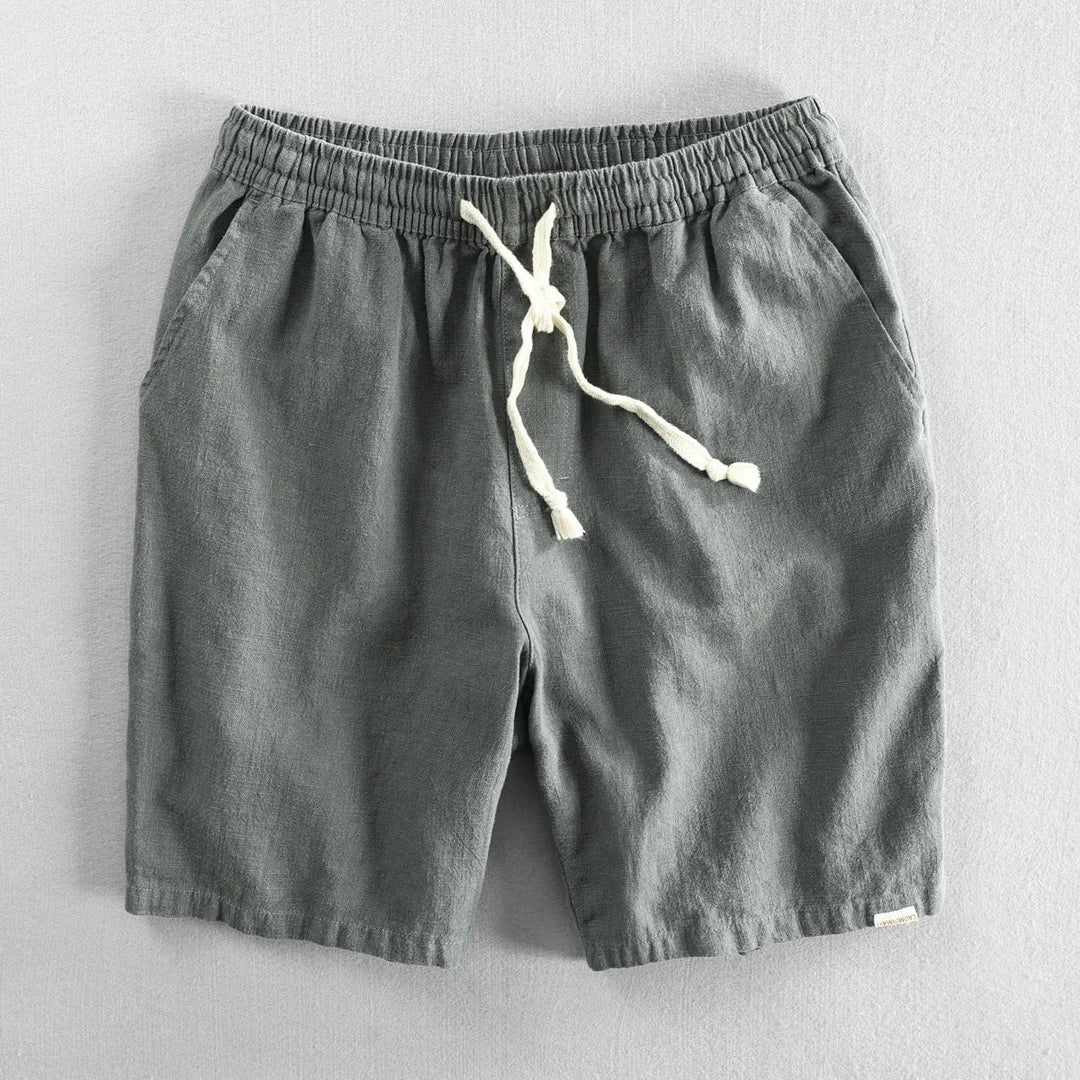 Les Shorts en Lin Rowley – Shorts à Cordon pour Hommes