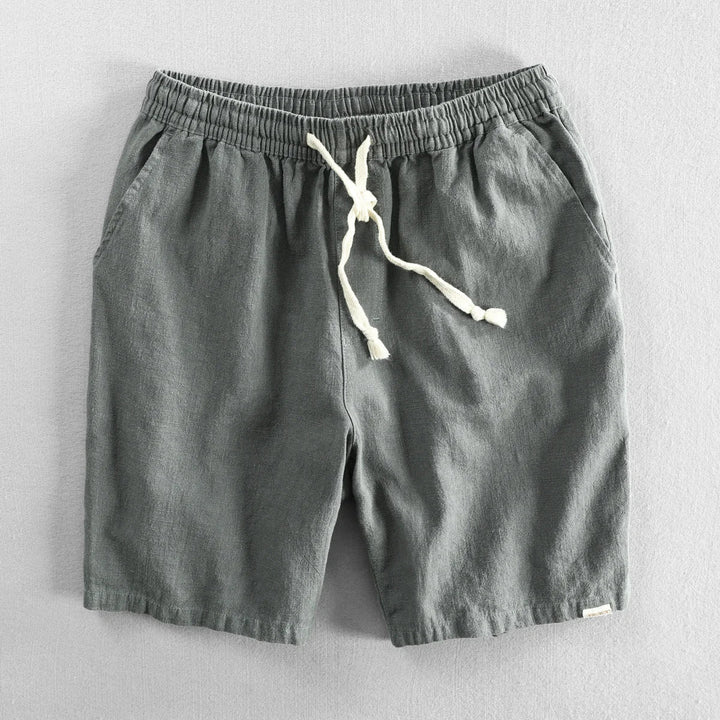 Les Shorts en Lin Rowley – Shorts à Cordon pour Hommes
