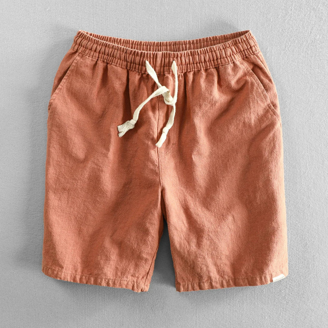 Les Shorts en Lin Rowley – Shorts à Cordon pour Hommes