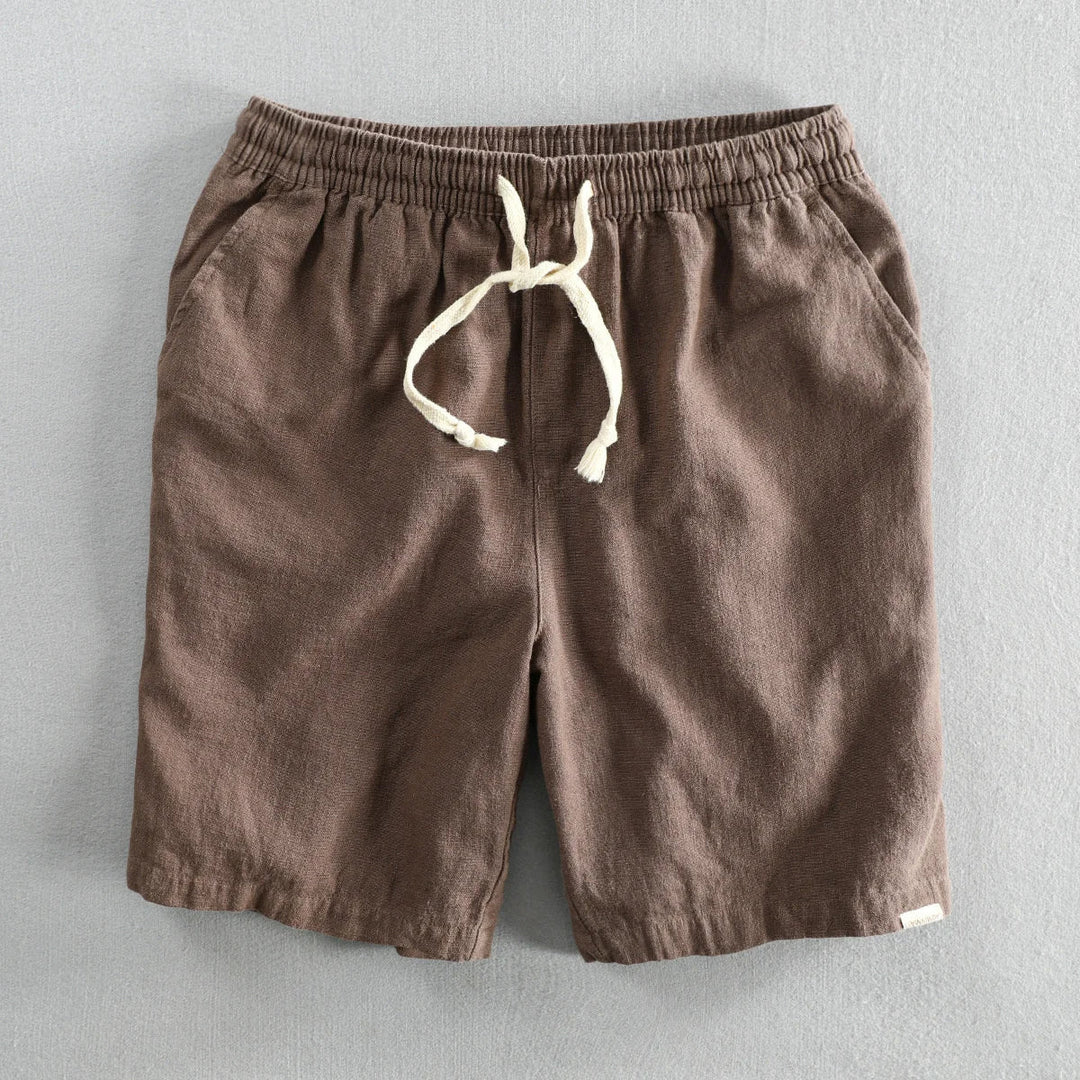 Les Shorts en Lin Rowley – Shorts à Cordon pour Hommes