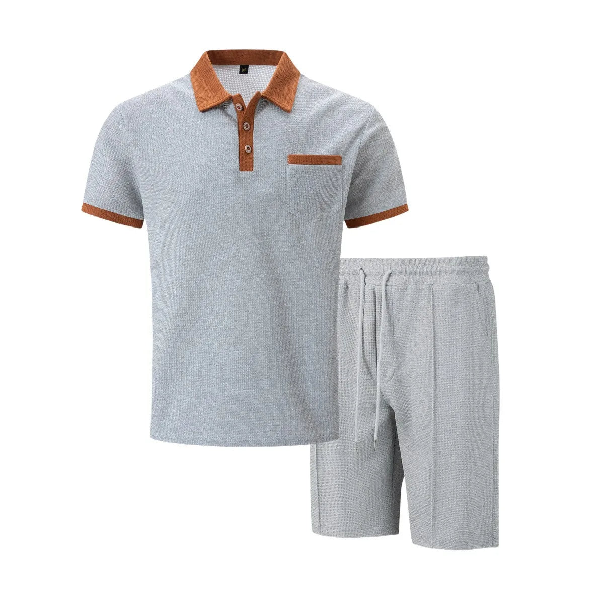 Le Set en Coton Capri – Polo Vintage & Shorts Coordonné pour Hommes