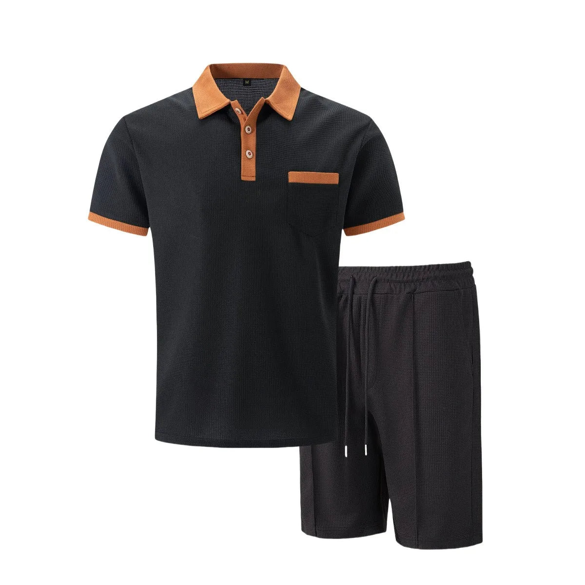 Le Set en Coton Capri – Polo Vintage & Shorts Coordonné pour Hommes