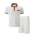 Le Set en Coton Capri – Polo Vintage & Shorts Coordonné pour Hommes