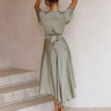 Tinsley | Élégante Robe Midi d'Inspiration Vintage au Silhouette Classique pour Femme