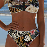 Bikini Bloc De Couleur Bralette