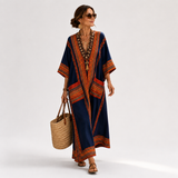 Caftan Samira Bleu Ethnique