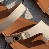 Elsa - Sandales plates pour le quotidien