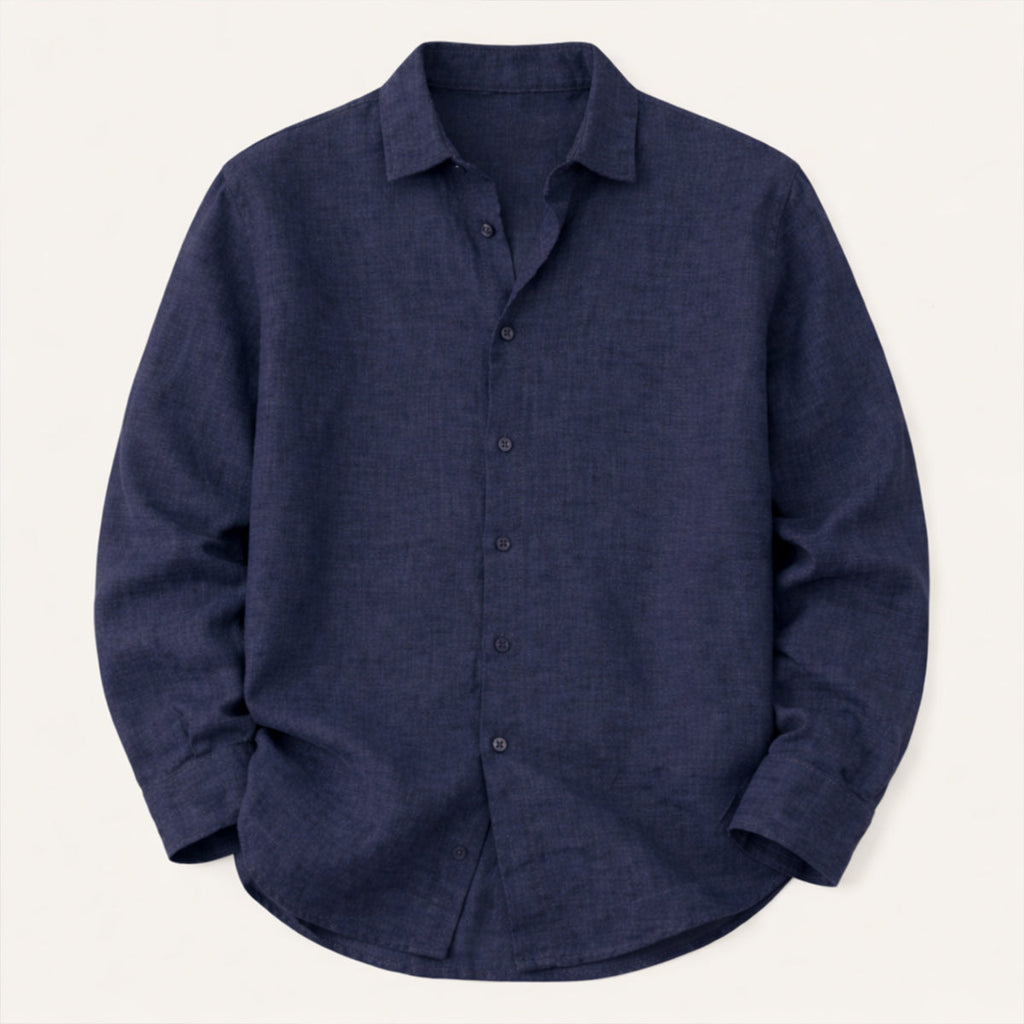 La chemise à boutons en lin léger pour hommes Kensington
