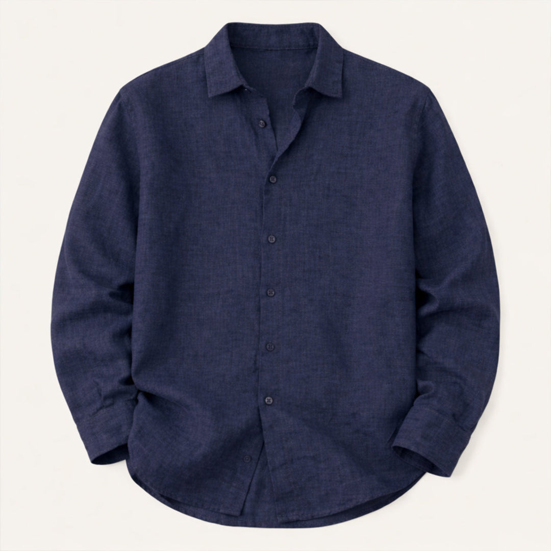 La chemise à boutons en lin léger pour hommes Kensington