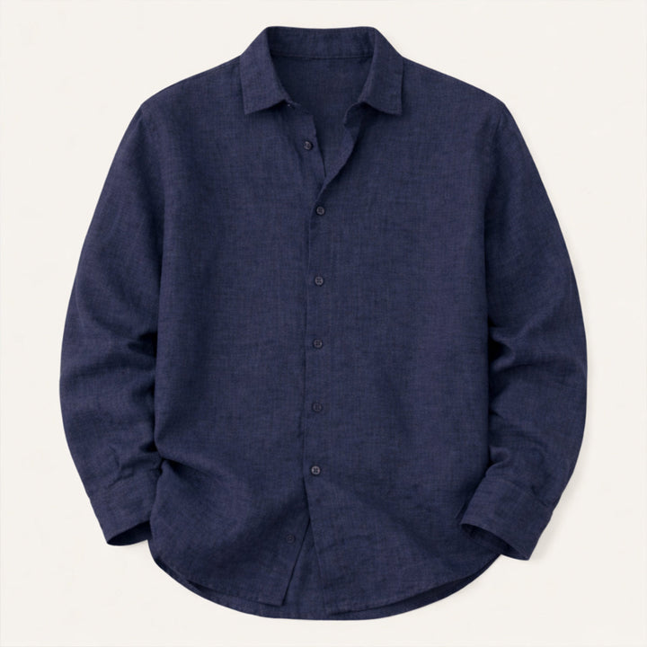 La chemise à boutons en lin léger pour hommes Kensington