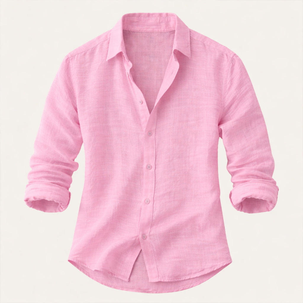 La chemise d'été en coton et lin pour hommes Brookhaven Hill