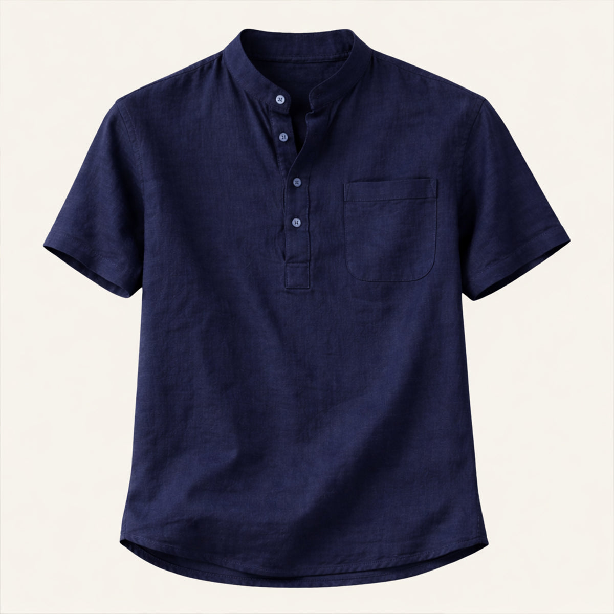 La chemise Henley en coton et lin doux pour homme Ashbrook Ridge