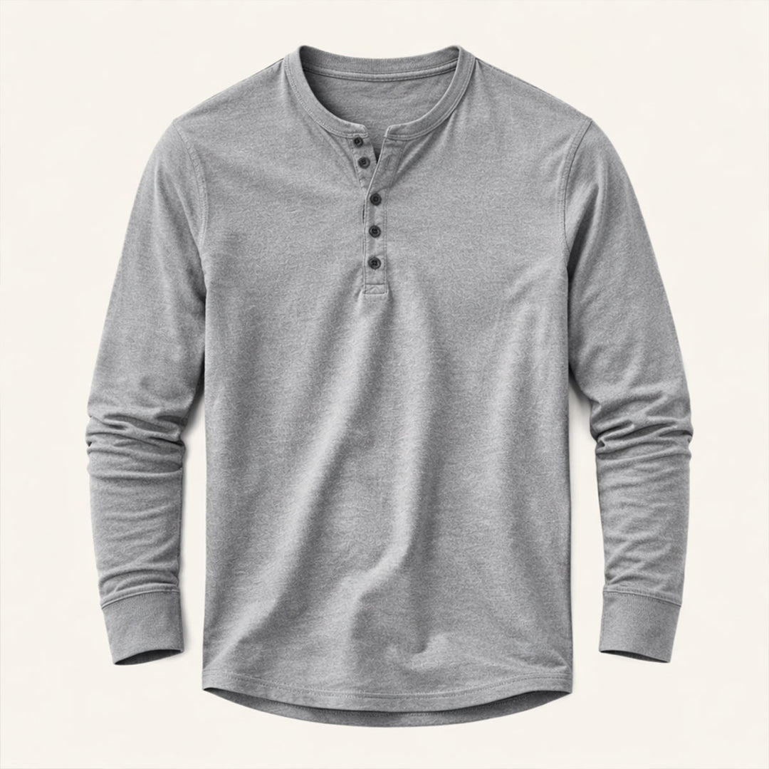 La Chemise Henley en Mélange de Coton Respirant pour Hommes Meadowcrest Hill