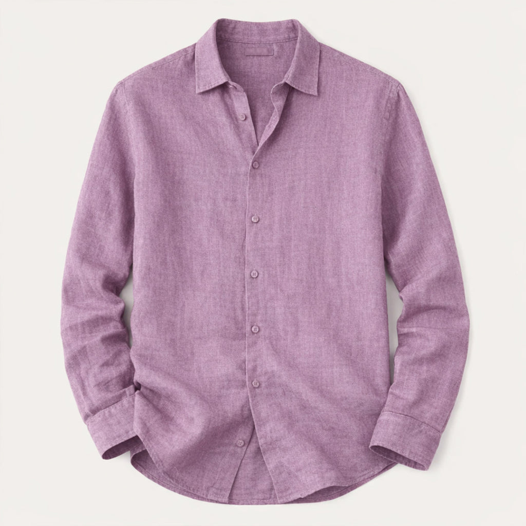 La Chemise Décontractée en Lin à Boutons pour Hommes Cedar Ridge Hill