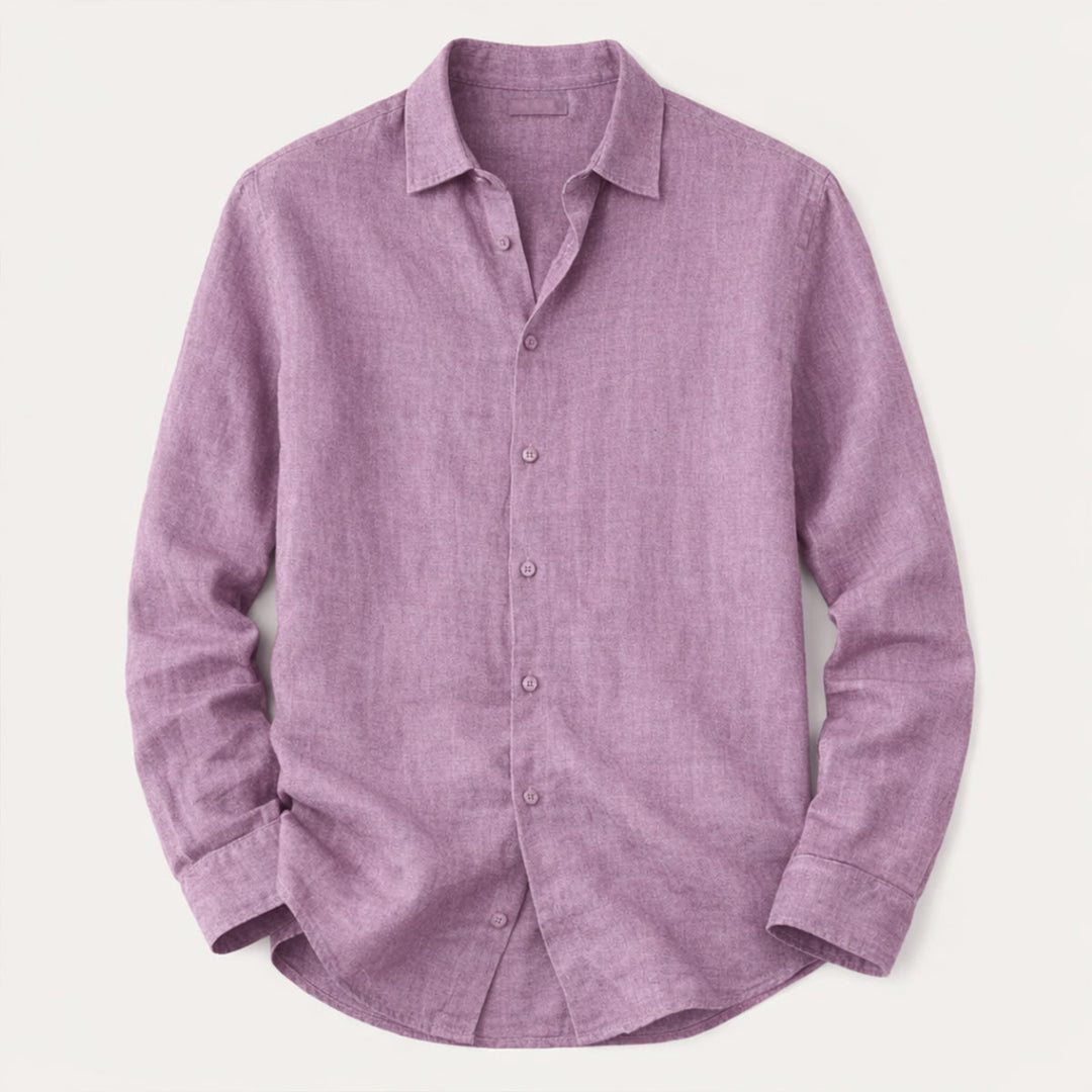 La Chemise Décontractée en Lin à Boutons pour Hommes Cedar Ridge Hill