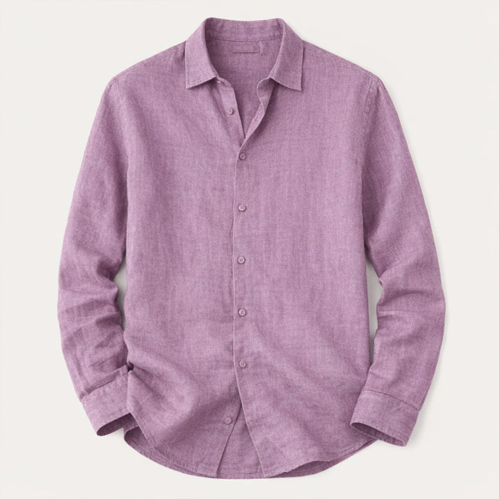 La Chemise Décontractée en Lin à Boutons pour Hommes Cedar Ridge Hill