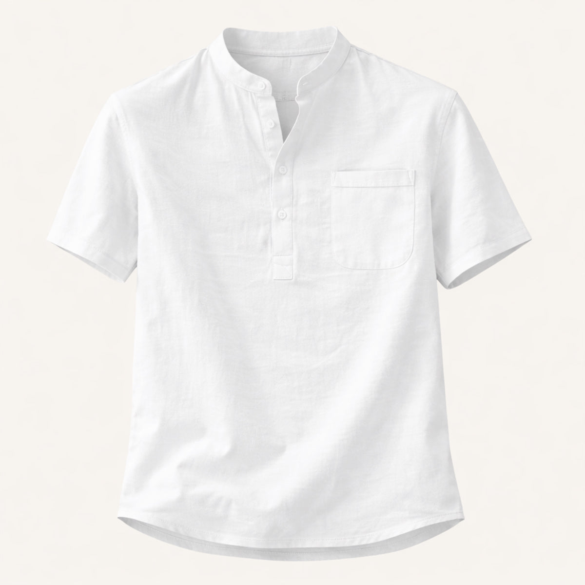 La chemise Henley en coton et lin doux pour homme Ashbrook Ridge