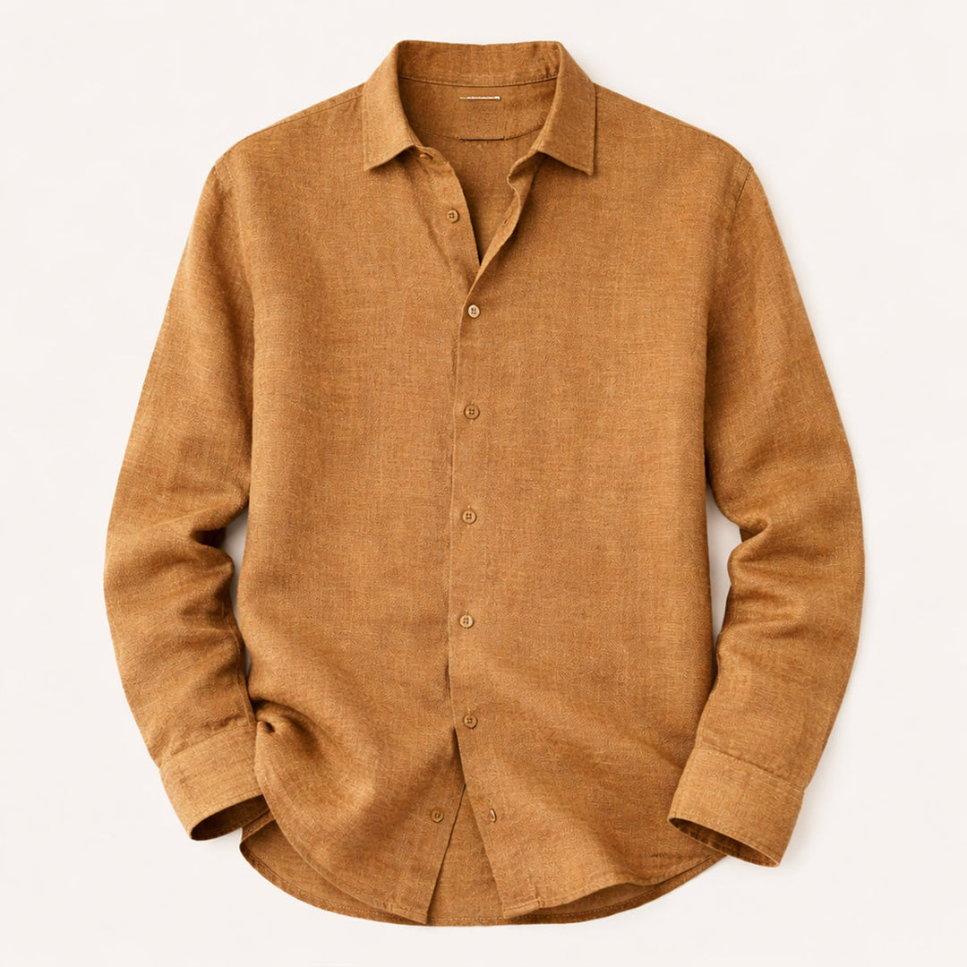 La Chemise Décontractée en Lin à Boutons pour Hommes Cedar Ridge Hill