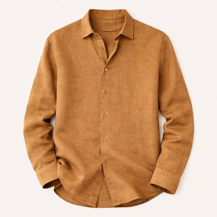 La Chemise Décontractée en Lin à Boutons pour Hommes Cedar Ridge Hill
