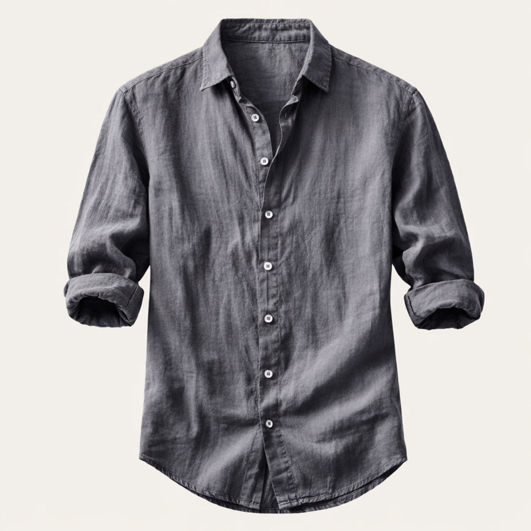 La chemise décontractée légère en mélange de lin pour homme Pinecrest Automne
