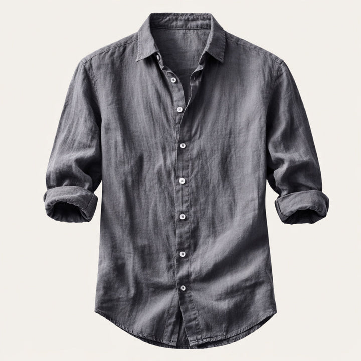 La chemise décontractée légère en mélange de lin pour homme Pinecrest Automne