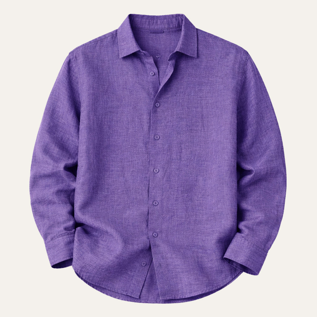 La chemise à boutons en lin léger pour hommes Kensington