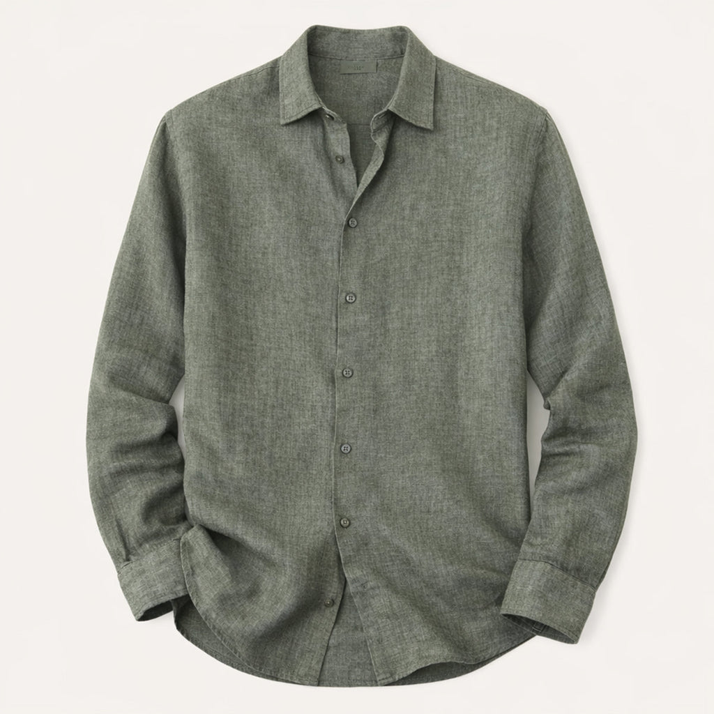 La Chemise Décontractée en Lin à Boutons pour Hommes Cedar Ridge Hill