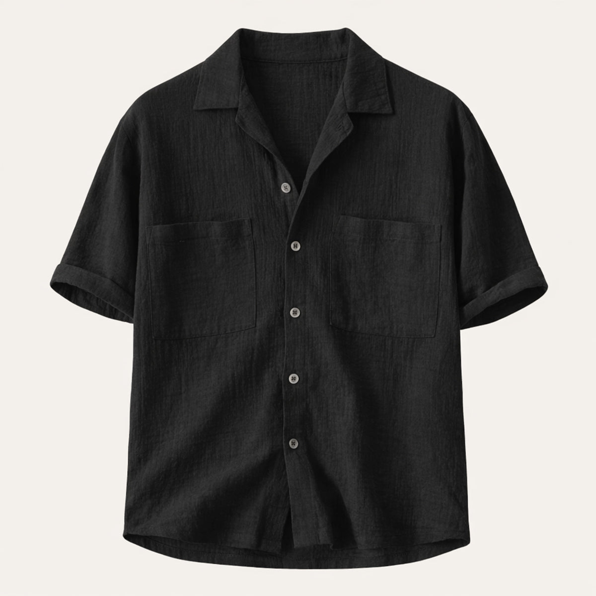 La Chemise en Lin Texturé Mélangé à Coupe Relaxée pour Homme Mayfair