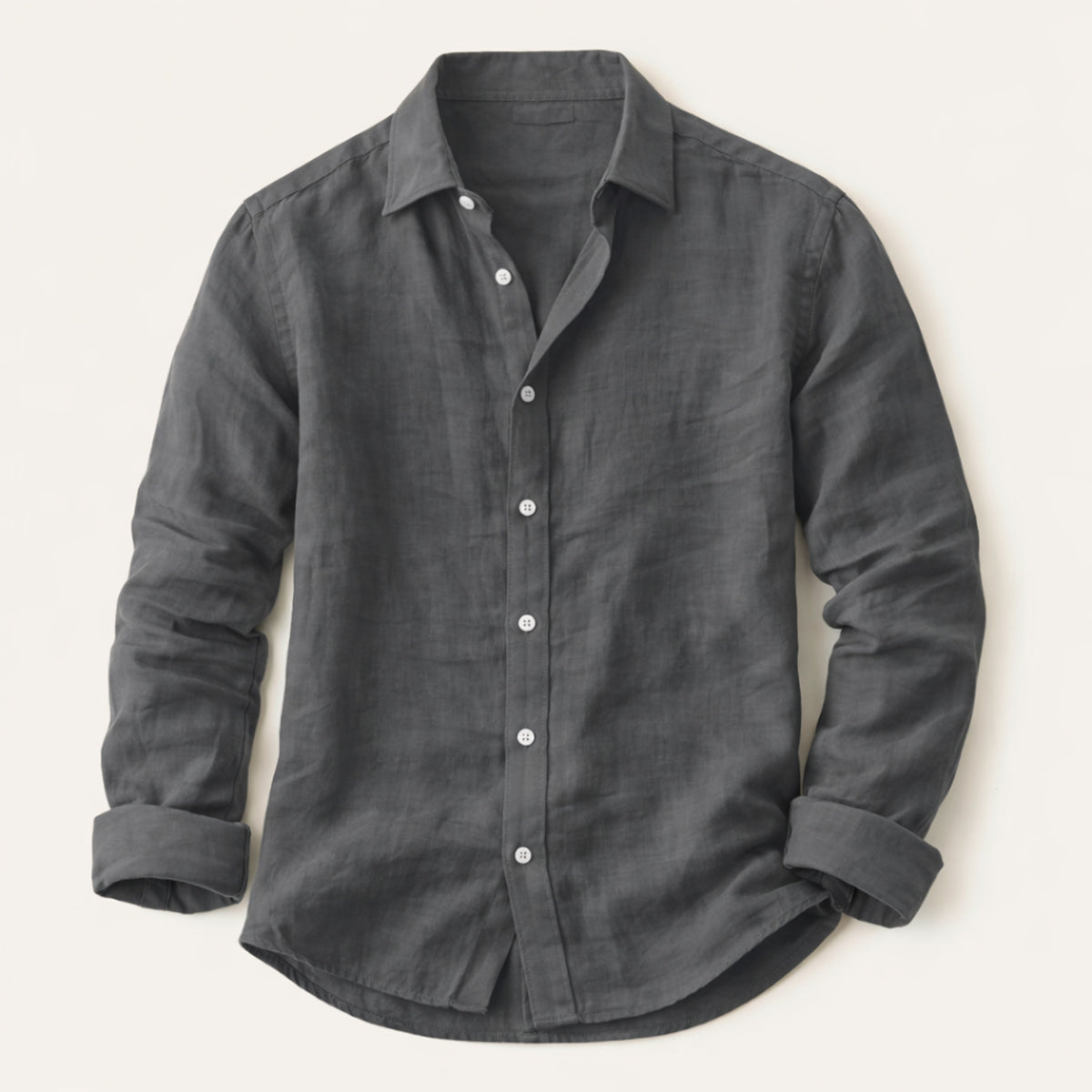 La chemise en coton et lin respirante pour hommes Carlisle, coupe décontractée