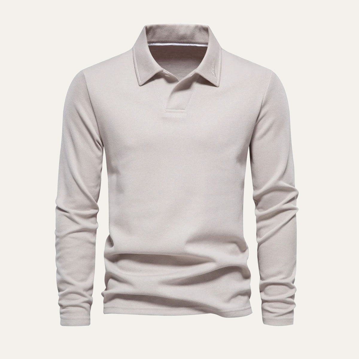 La chemise en coton moderne à manches longues Porto pour hommes