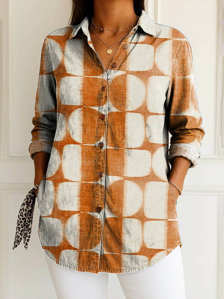 Asta | Blouse Géométrique Terrestre