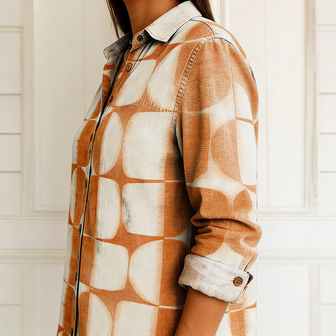 Asta | Blouse Géométrique Terrestre
