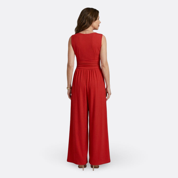 Leonor - Mono Chic Sans Manches de Jambe Longue