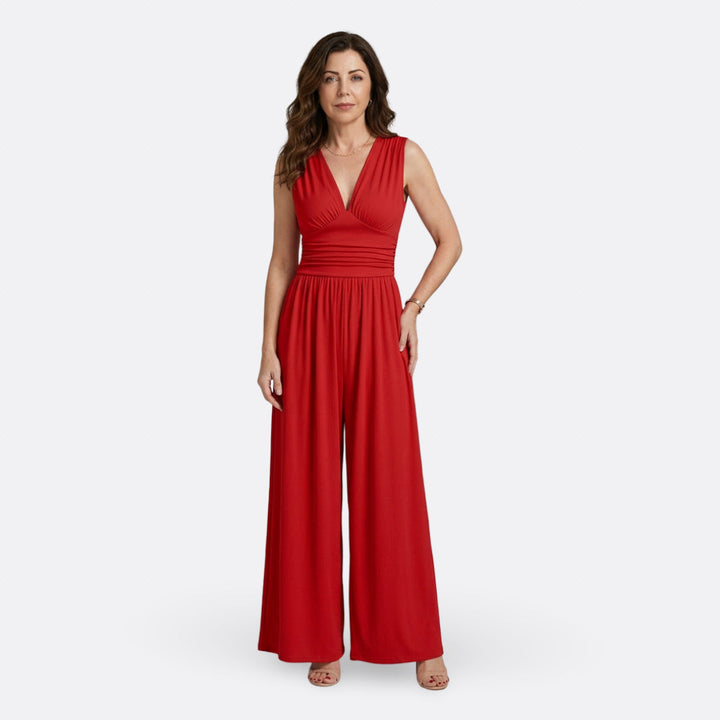Leonor - Mono Chic Sans Manches de Jambe Longue