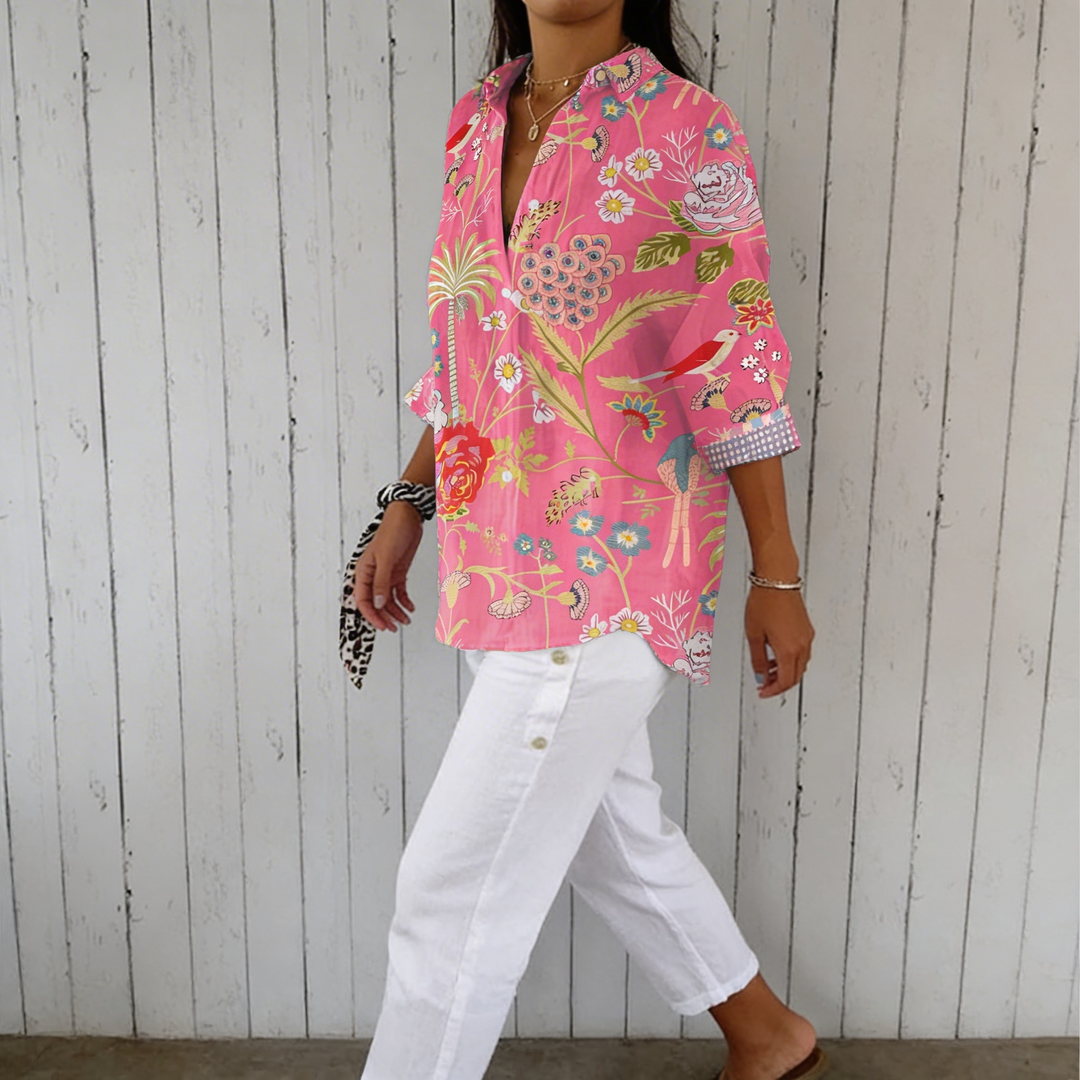 Floriana | Blouse tropicale
