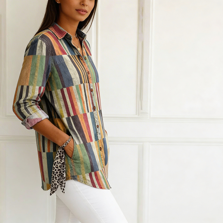 Sammy | Chemise à rayures rétro