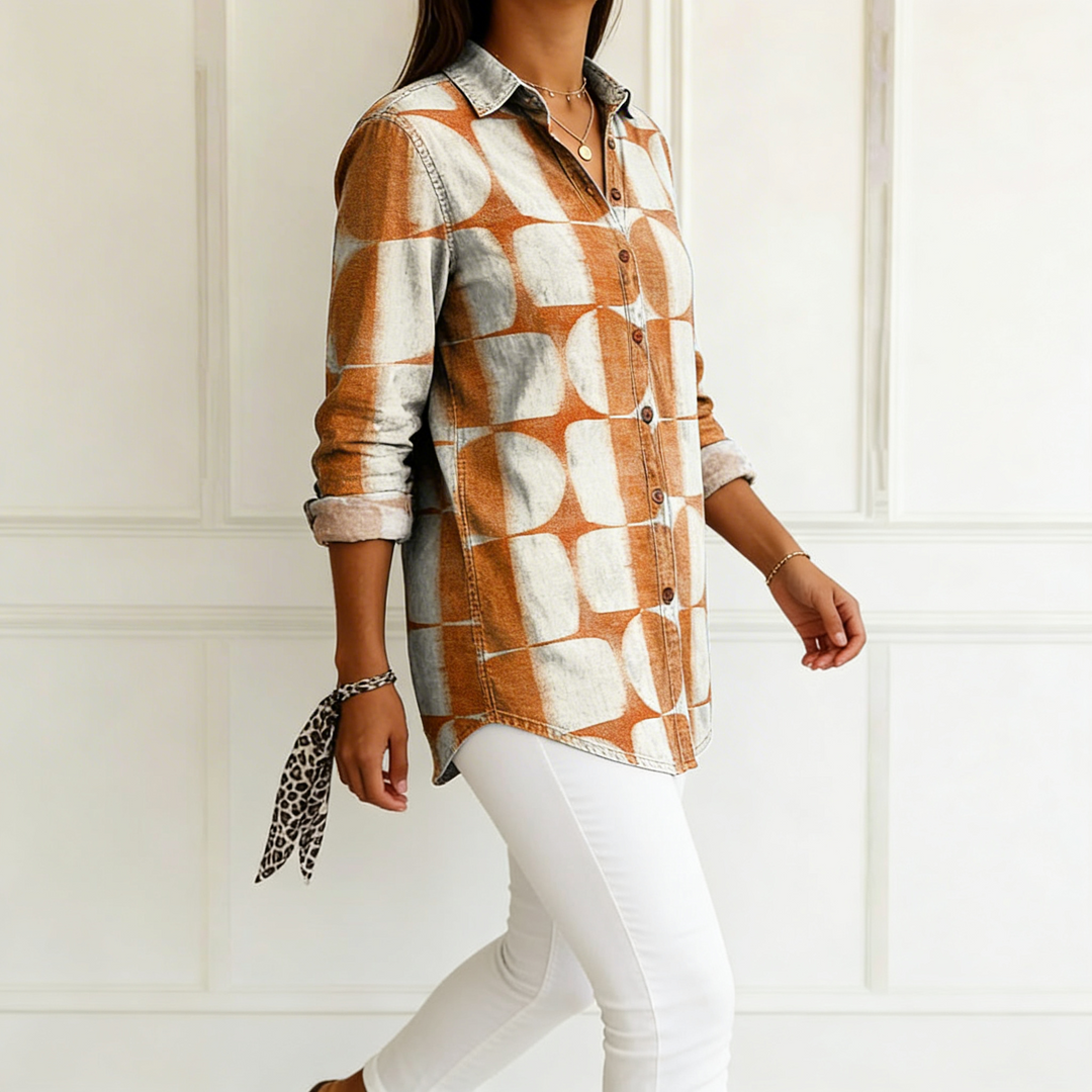 Asta | Blouse Géométrique Terrestre