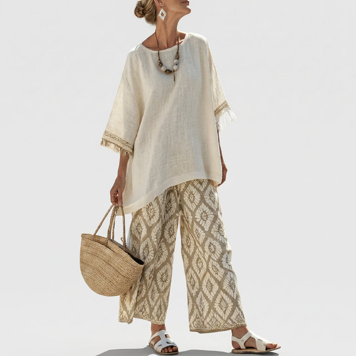Eduarda - Ensemble Boho Chic avec Élégance Moderne