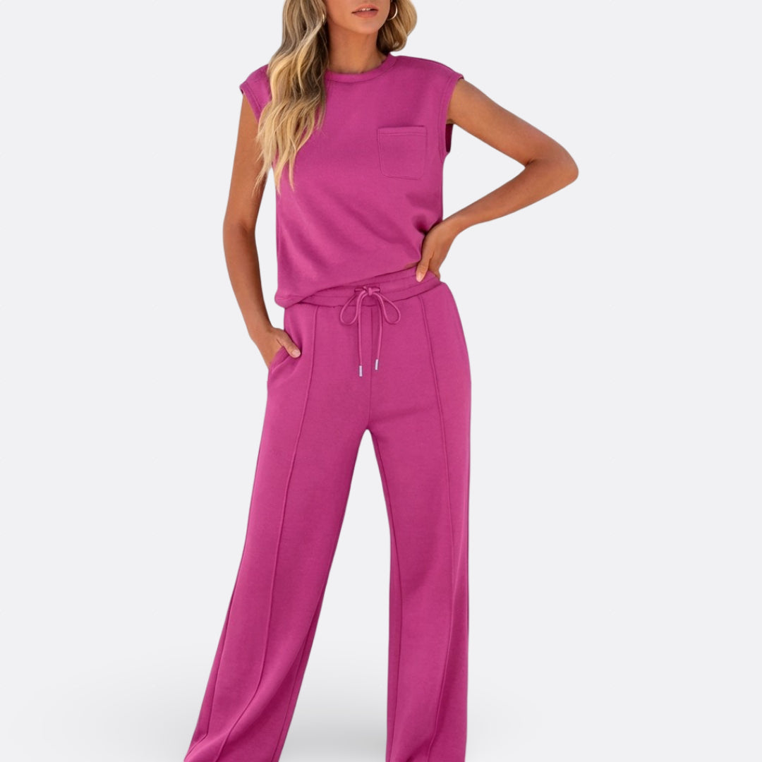 Íris - Ensemble Décontracté en Tissu Doux pour Lounge