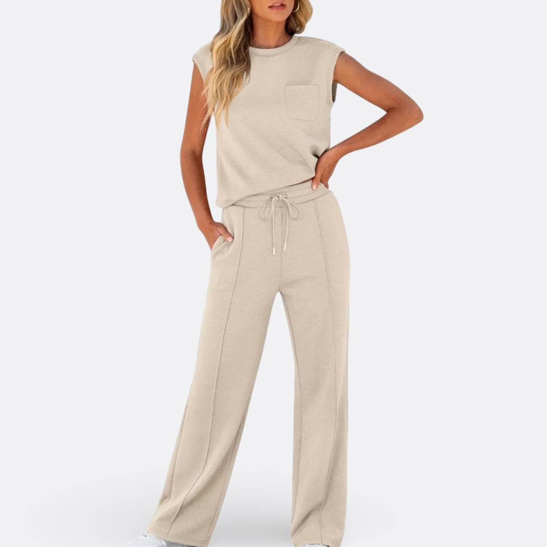 Íris - Ensemble Décontracté en Tissu Doux pour Lounge