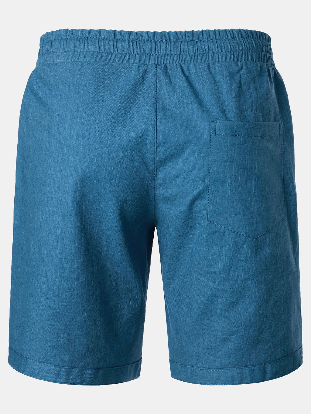 Shorts Décontractés en Coton et Lin pour Homme avec Taille Élastique
