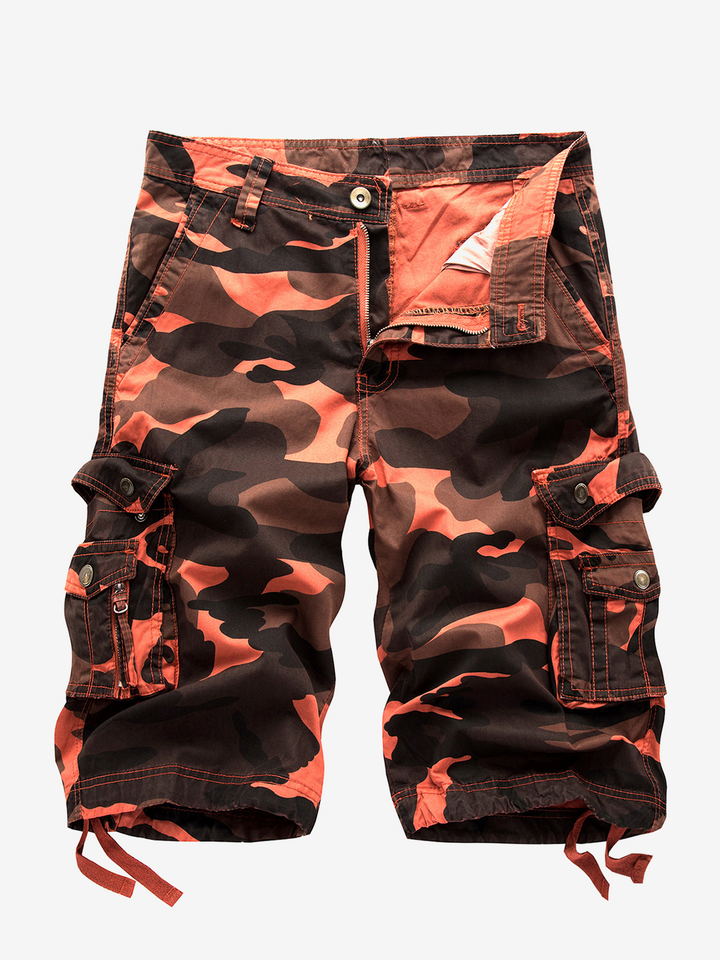 Short décontracté en coton pour homme grandes tailles, motif camouflage