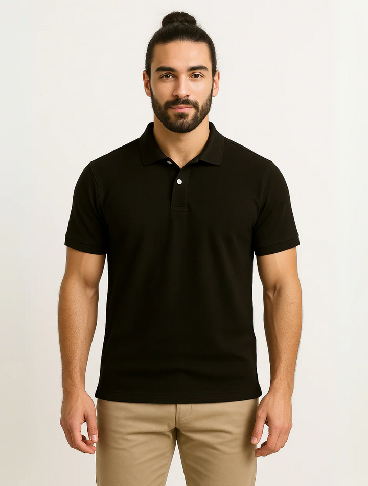 La Chemise Polo Blanche Corse pour Hommes – Style Éternel de Vieille Argent