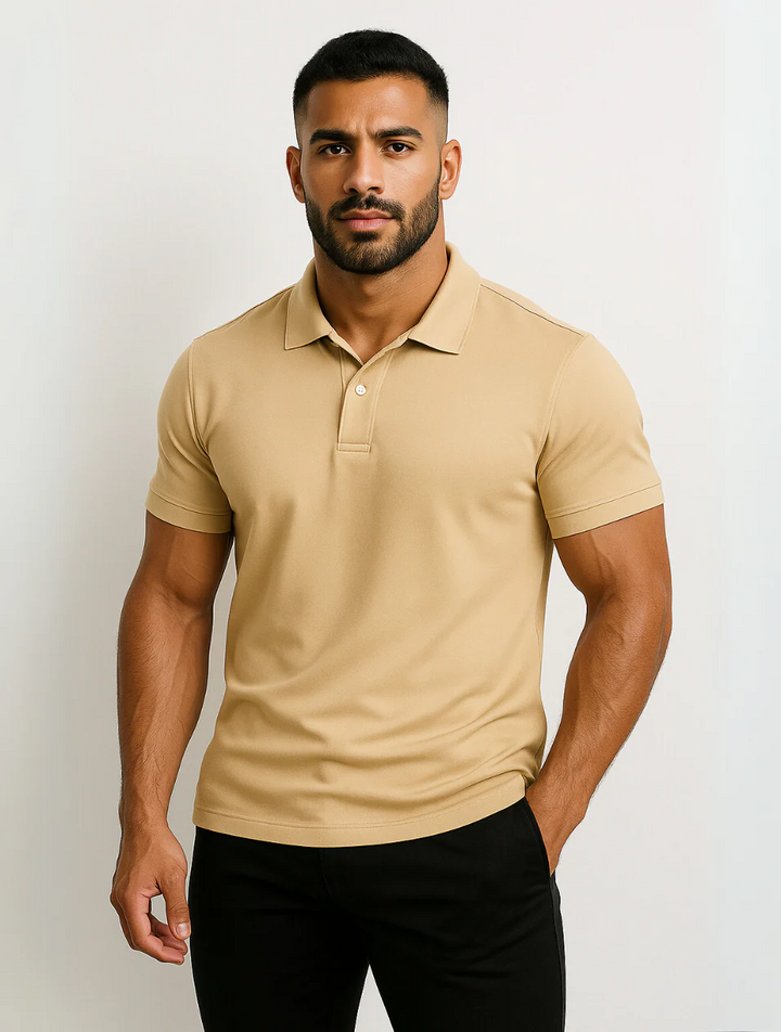 La Chemise Polo Blanche Corse pour Hommes – Style Éternel de Vieille Argent