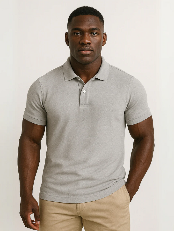 La Chemise Polo Blanche Corse pour Hommes – Style Éternel de Vieille Argent