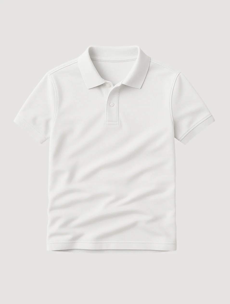La Chemise Polo Blanche Corse pour Hommes – Style Éternel de Vieille Argent